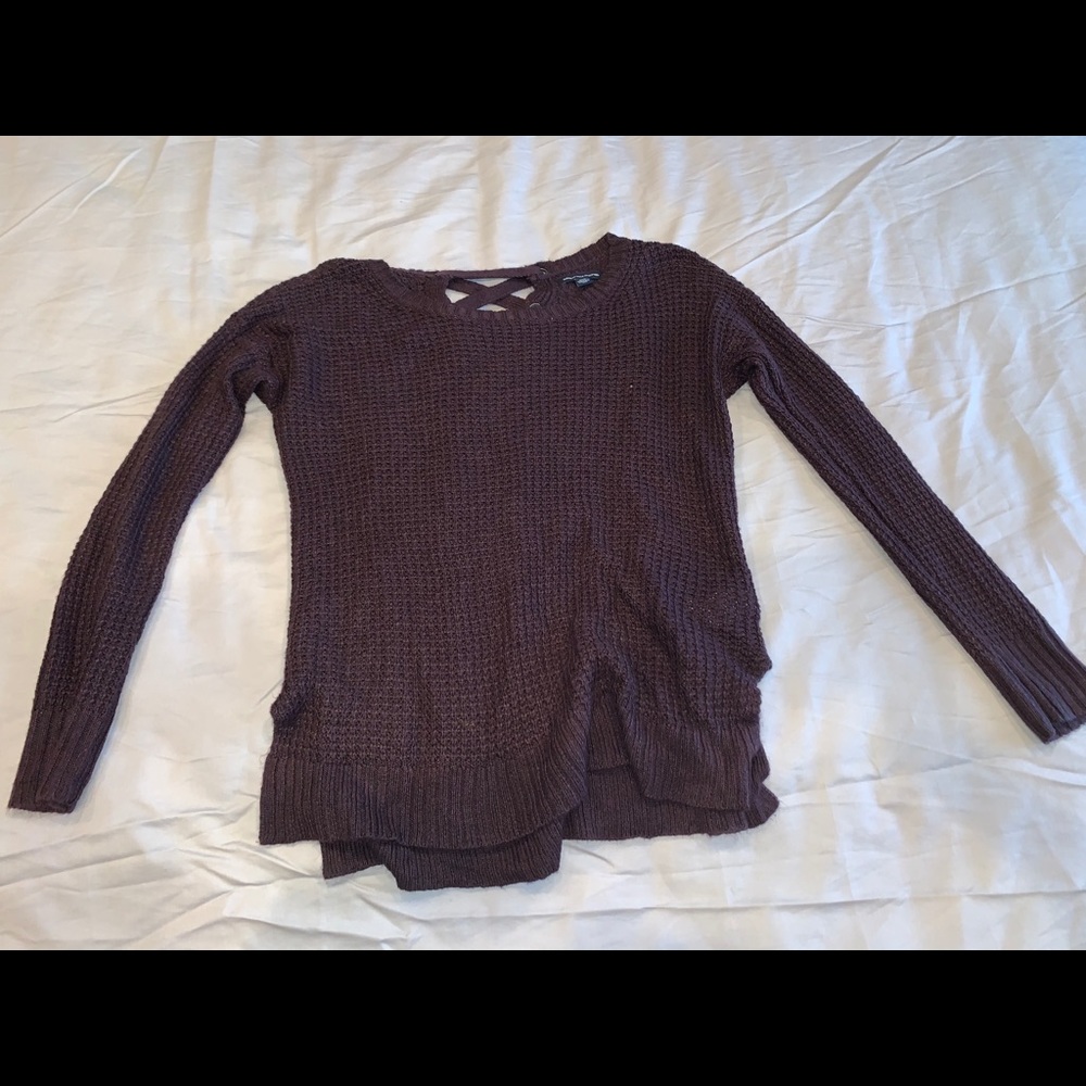 American Eagle Purple sweater